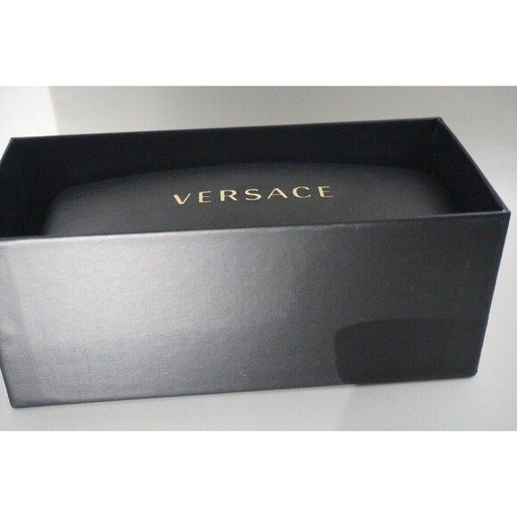 Versace VE 4305Q Gold Medusa emblem Greca design Luxury Black acetate frame, UV - Picture 8 of 9